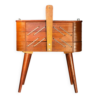 Worker, 1950s work box, teak and bakelite