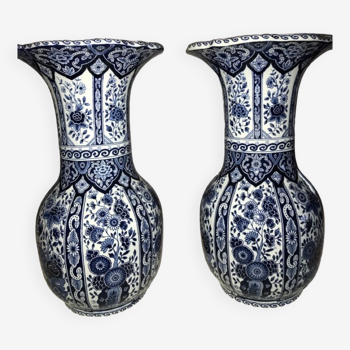 Paire de vases Delft