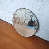 Round beveled mirror to install