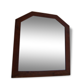 Former beveled mirror and contour wood 72x75cm