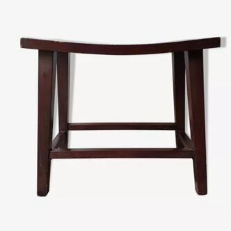 Japanese wood stool design series of three