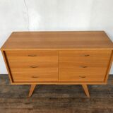 Chest of drawers 6 drawers vintage compass 1950 feet