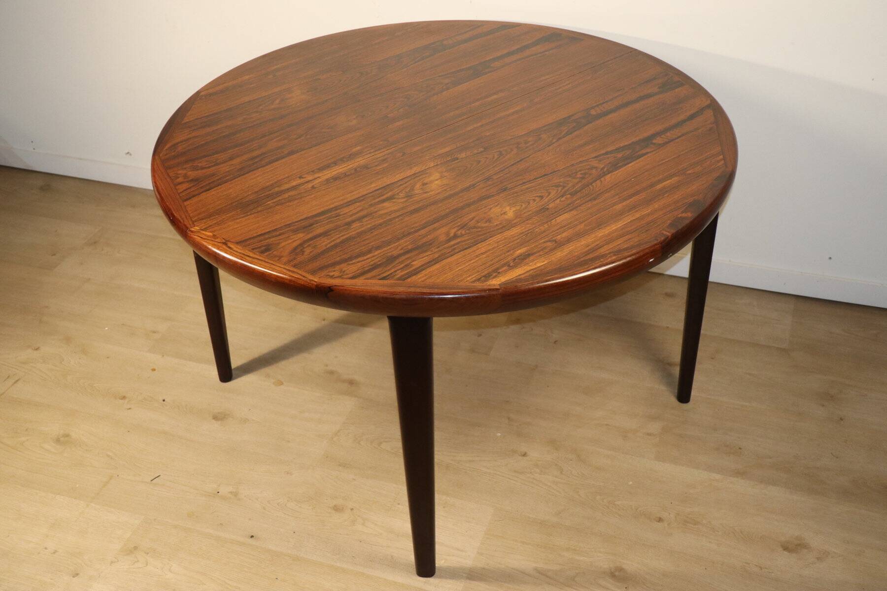Table de repas extensible scandinave VV Mobler en palissandre, 1960