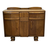 Buffet Art déco anglais en chêne des années 1950