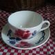 Duo cups and saucers Digoin Sarreguemines, Cannes and Aude model