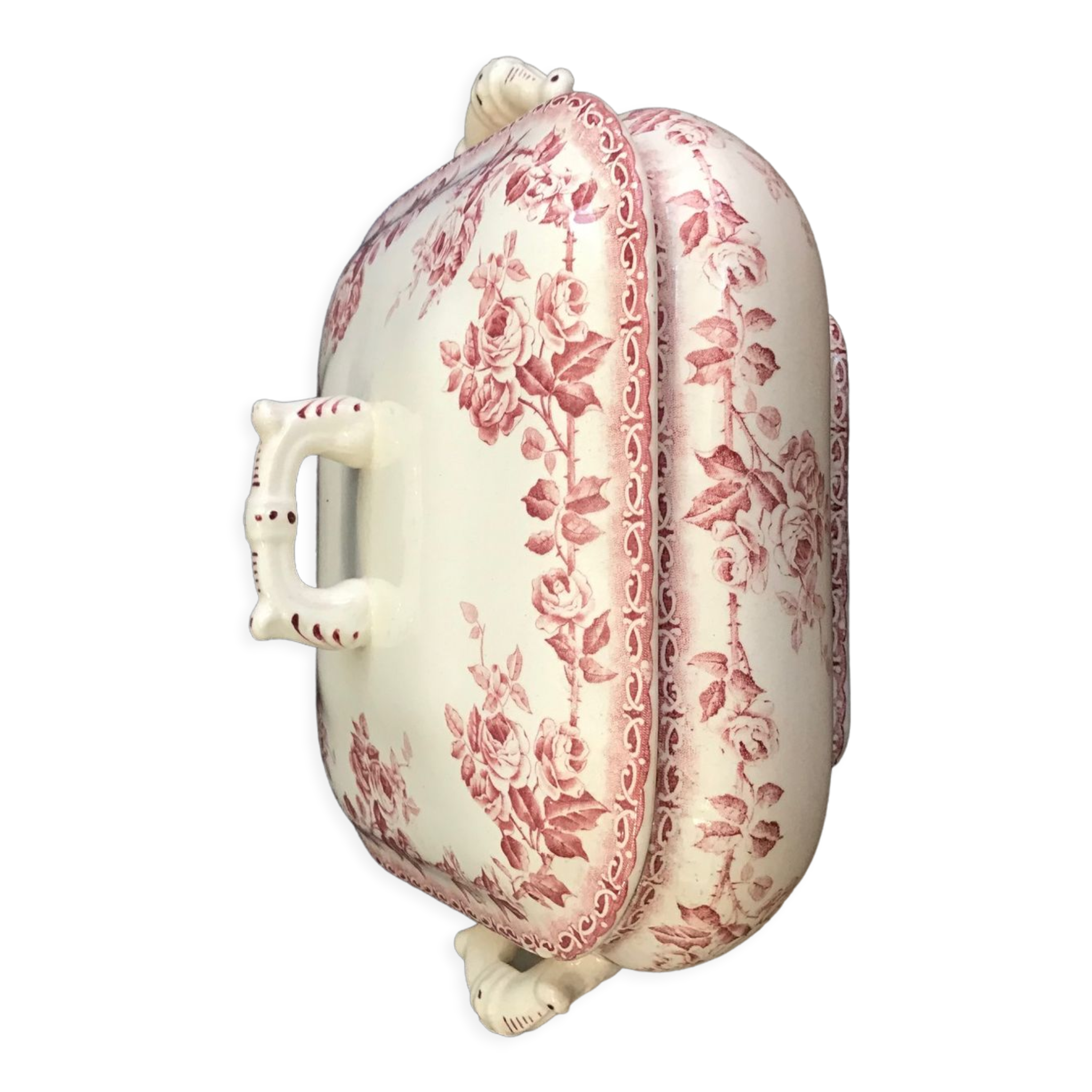 XIXth vegetable dish by Manufacture of Choisy le Roi
