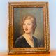 Portrait painting of a woman by R.Lefèvre