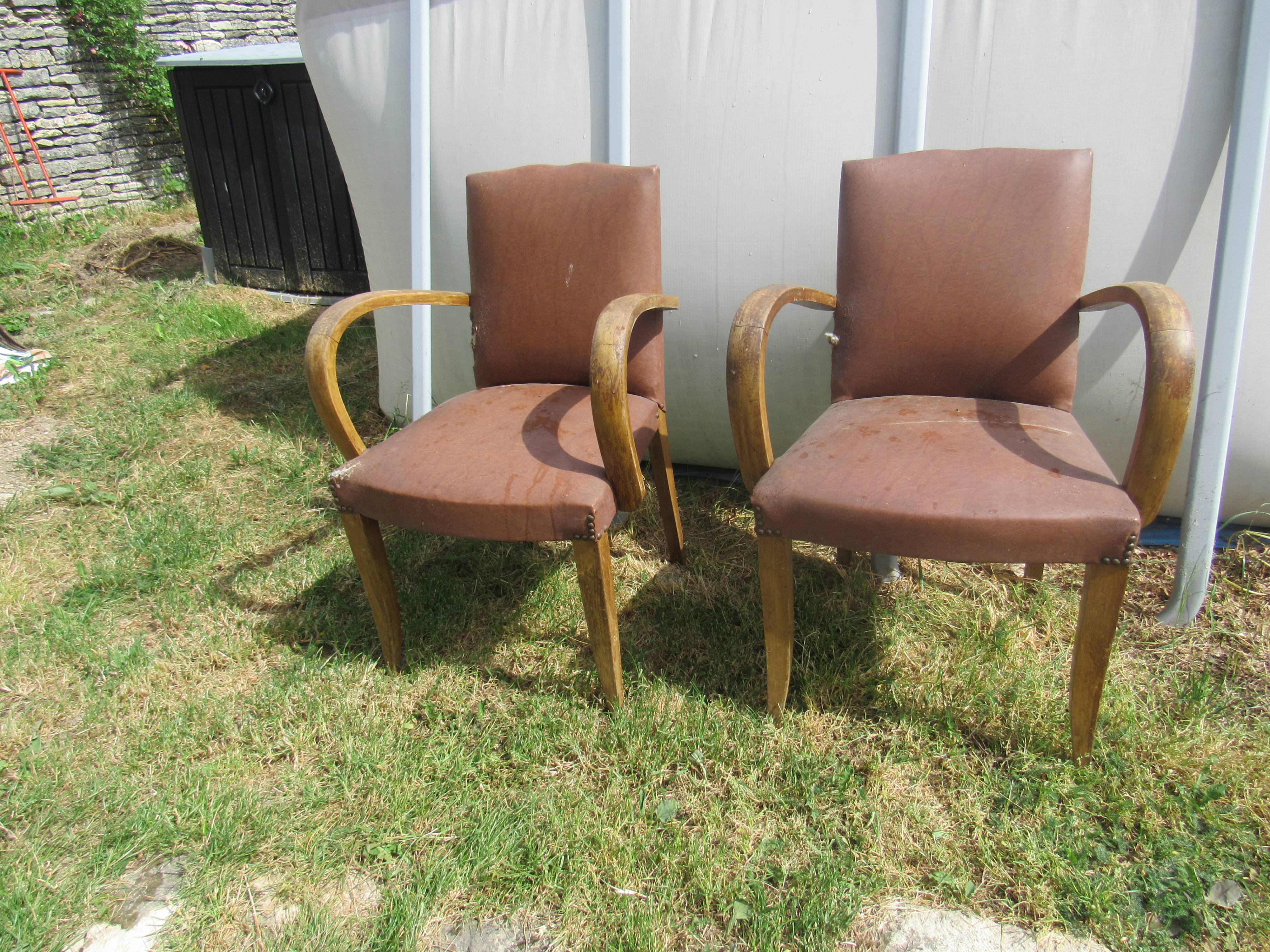 2 bridge chairs