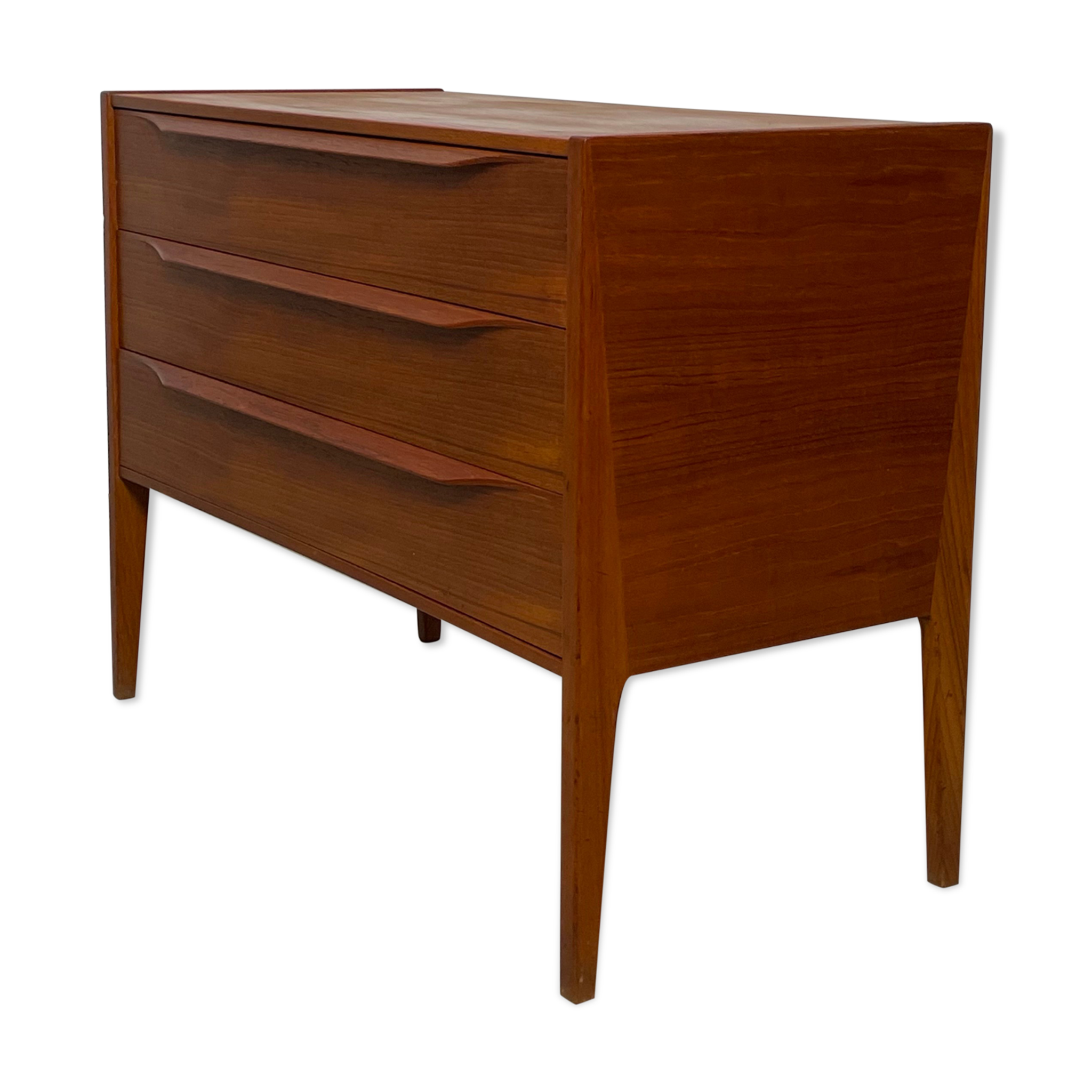 Commode en teck danois no34 par Kai Kristiansen années 1960