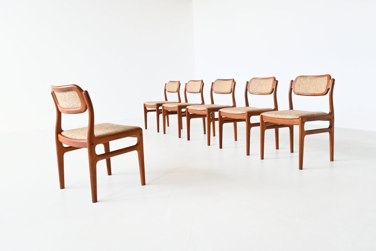 Set de 6 chaises Johannes Andersen Danemark 1960