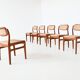 Set de 6 chaises Johannes Andersen Danemark 1960