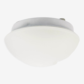 Plafonnier blanc minimaliste des années 1980 Globo Lighting Allemagne