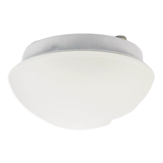1980s minimalist small white ceiling lamp Globo lighting Germany
