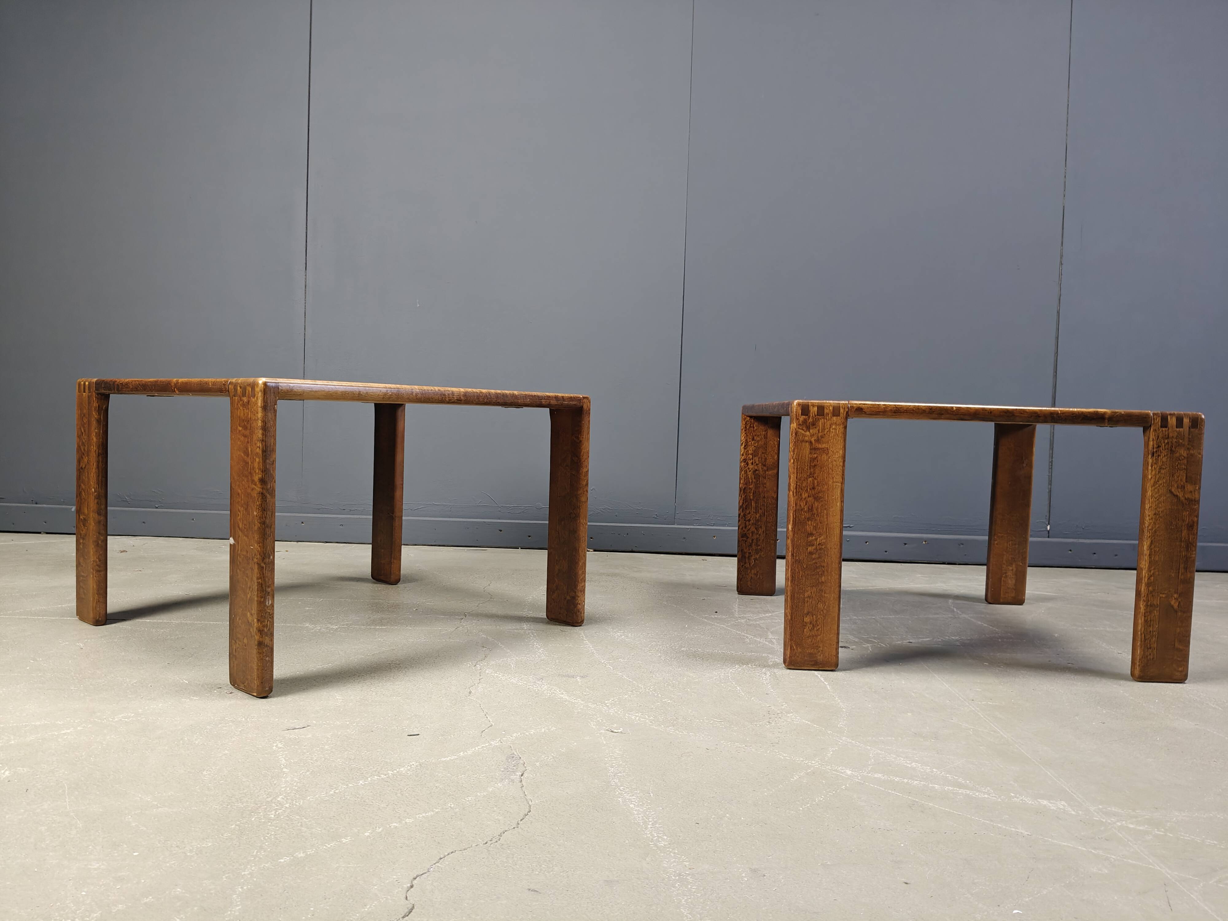 Paire de tables basses Bonanza par Asko, Finlande, 1960