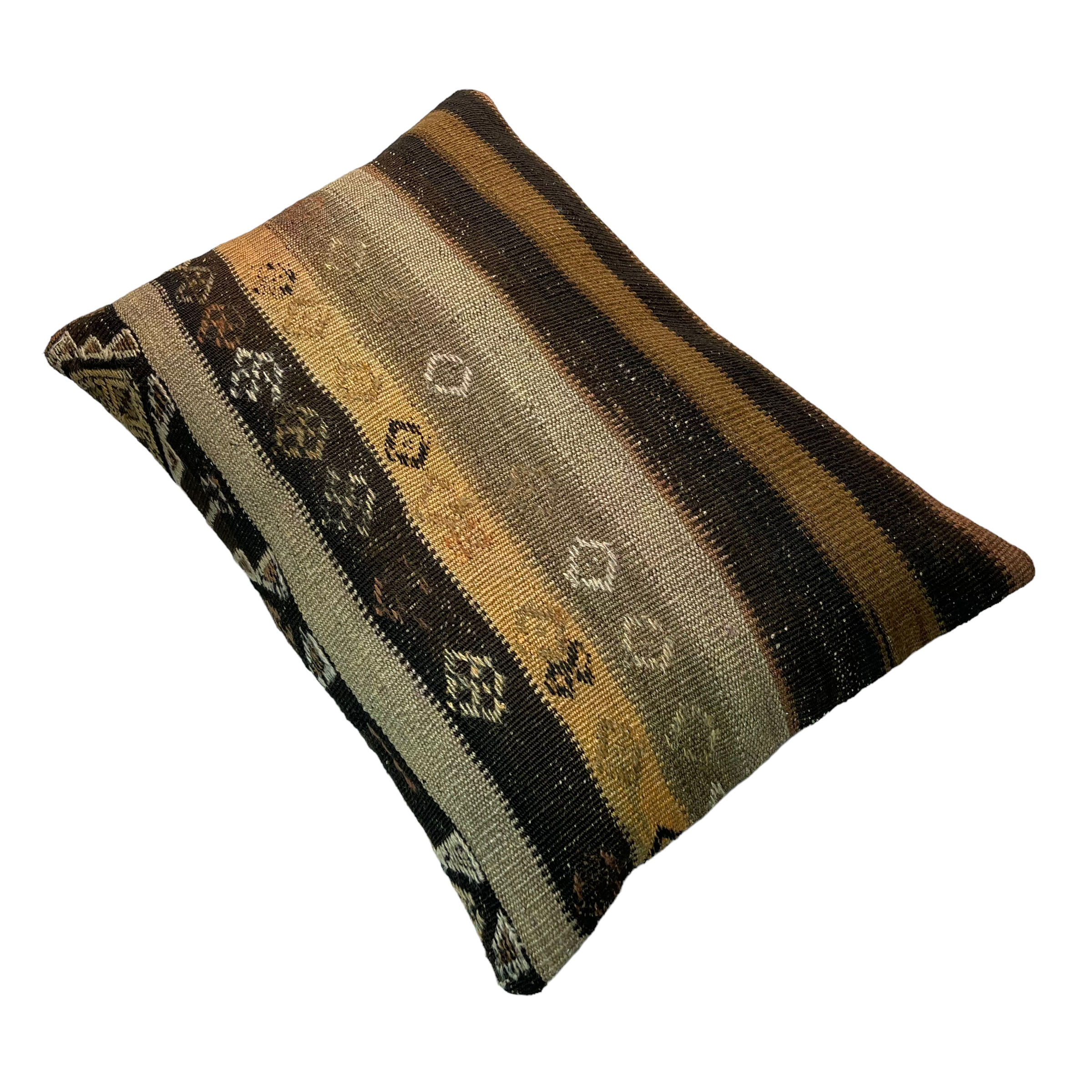 Vintage turkish handmade kilim cushion cover