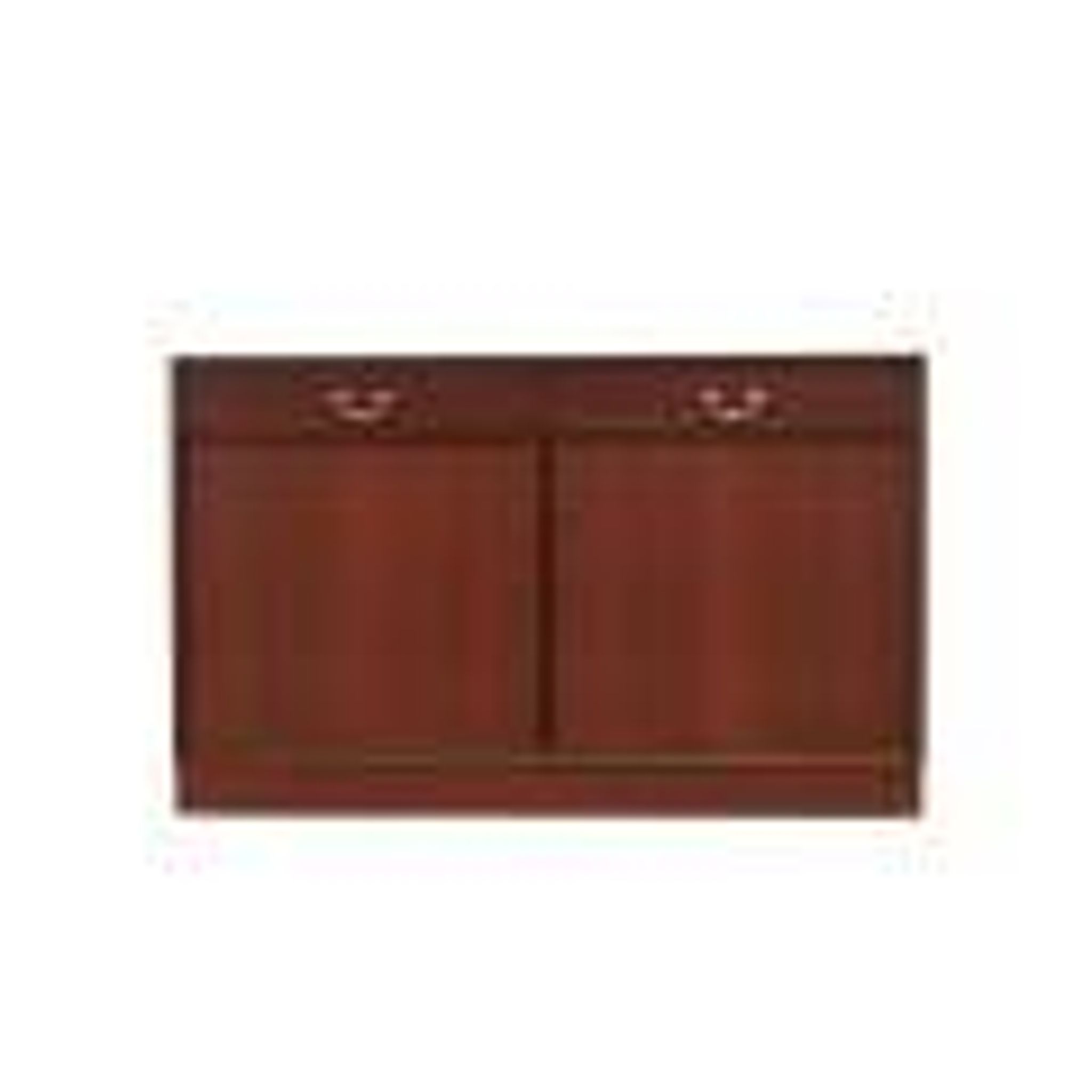 Danish mahogany veneered cabinet with drawers and lockable doors, 1970s