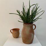 Old sandstone pitcher pot