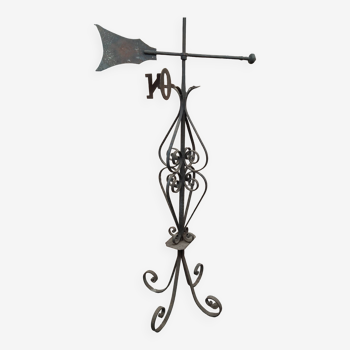 Wrought iron weather vane