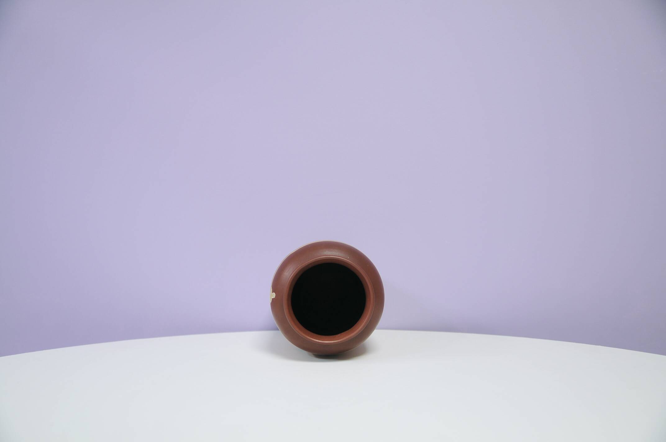 Brown & beige West Germany vase