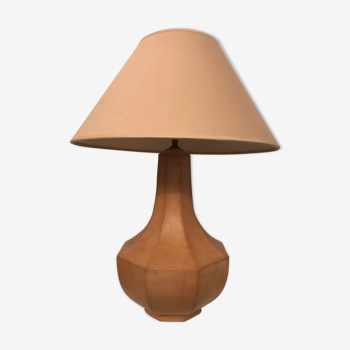 Terracotta baluster lamp 1950