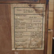 Wooden secretary by Frantisek Mezulanik for Up Zavody