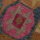 Pink Brown Modern Oushak Runner Rug, 75x352Cm