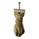 Heurtoir en bronze plein, forme de main, XIXème