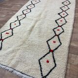Handmade Moroccan Berber rug 253 X 153 CM