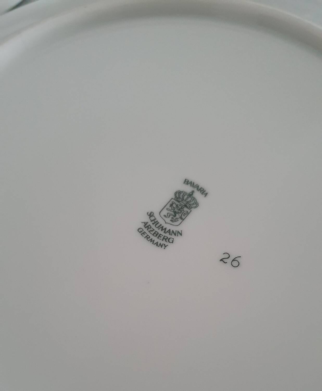 Set of 5 flat plates - Arzberg earthenware factory 1960/70