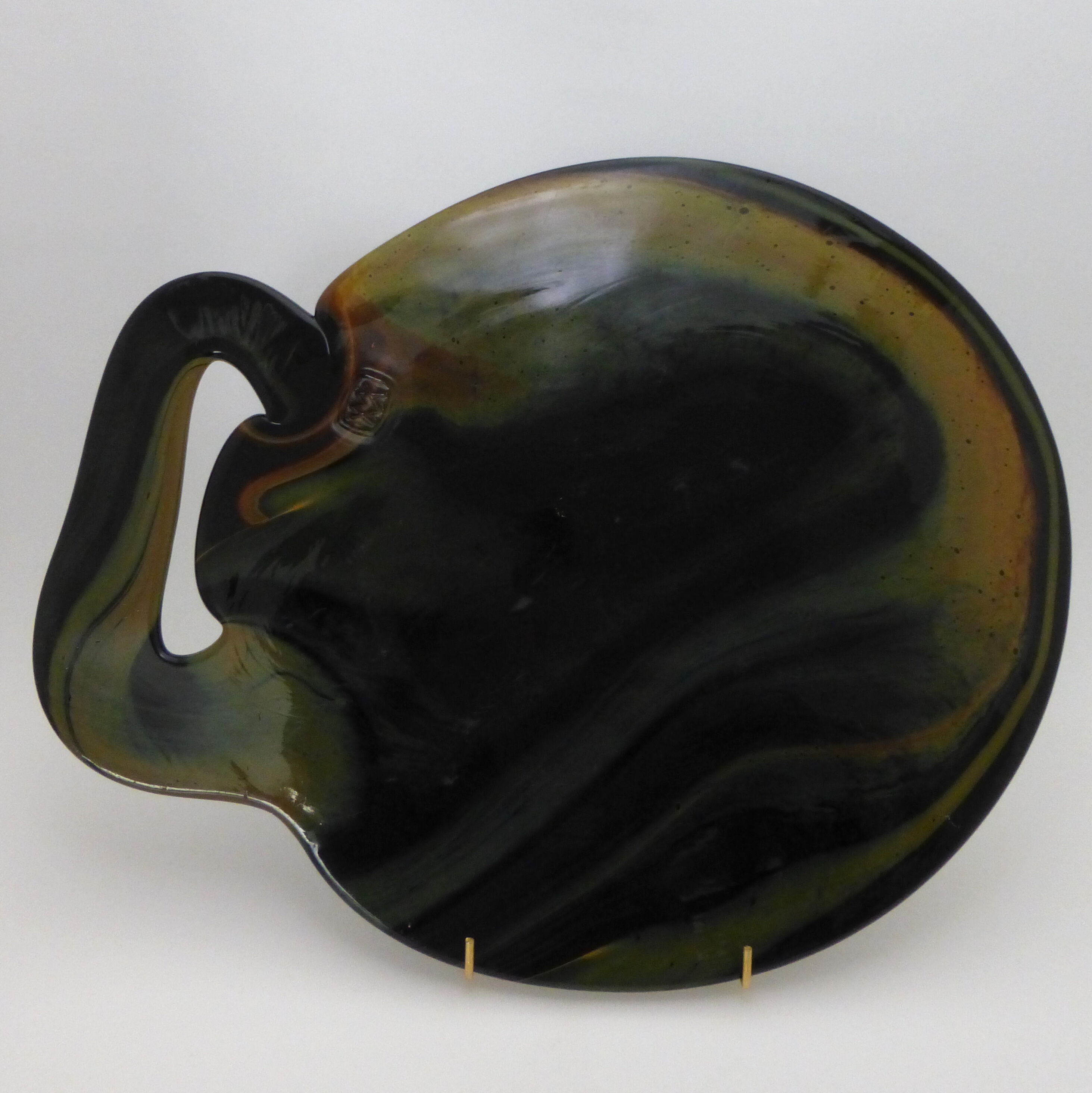 Tray of glassmakers of Moorish old Mandelieu la Napoule 1970-1980