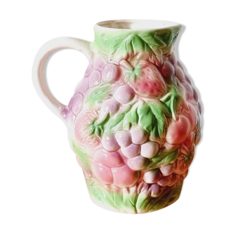 Pastel fruit slip pitcher