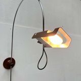 Mid-Century Modern Italian Space Arc Spider Wall Lamp by Joe Colombo for Oluce, 1960s