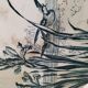 Set of 4 ancient iron lands – naturalistic decorations – around 1890-1910