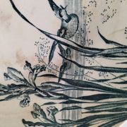 Ensemble 4 terres de fer anciennes – décors naturalistes – vers 1890-1910