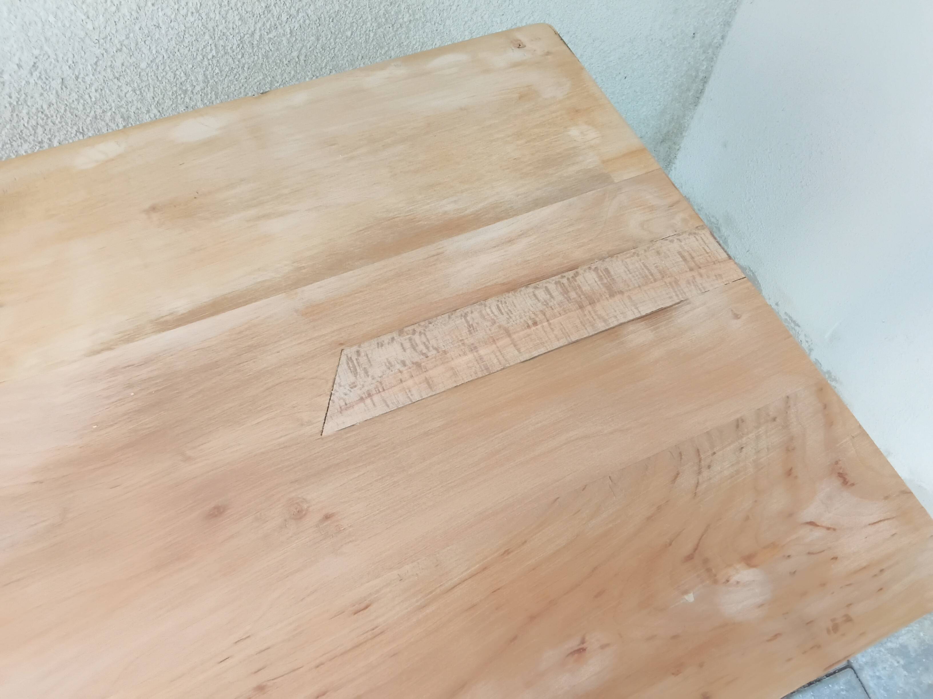 Wooden console table