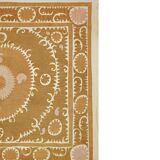 Vintage Turkish hand-knotted rug 124x136 cm