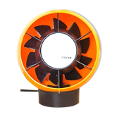 Ventilateur boule Calor orange années 70s