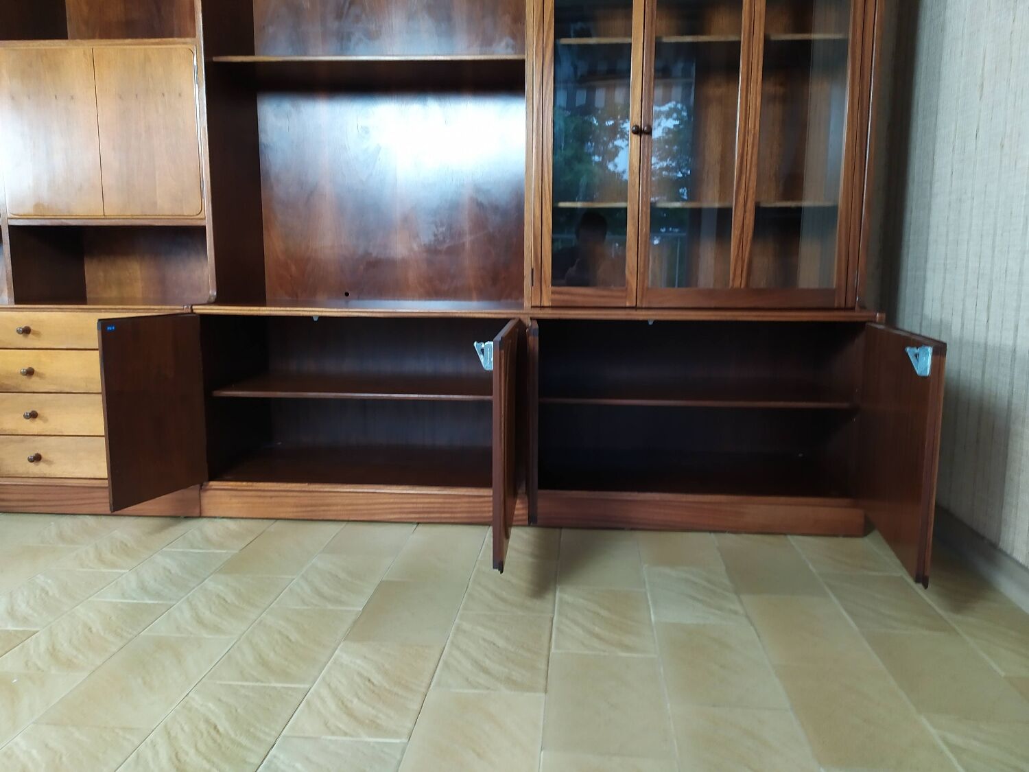 Vintage bookcase jacques hauville