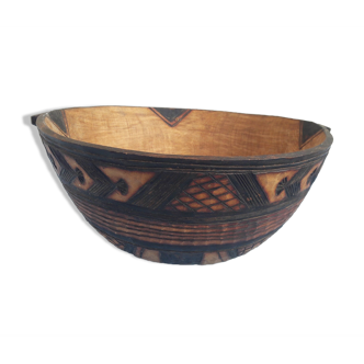 Wooden salad bowl