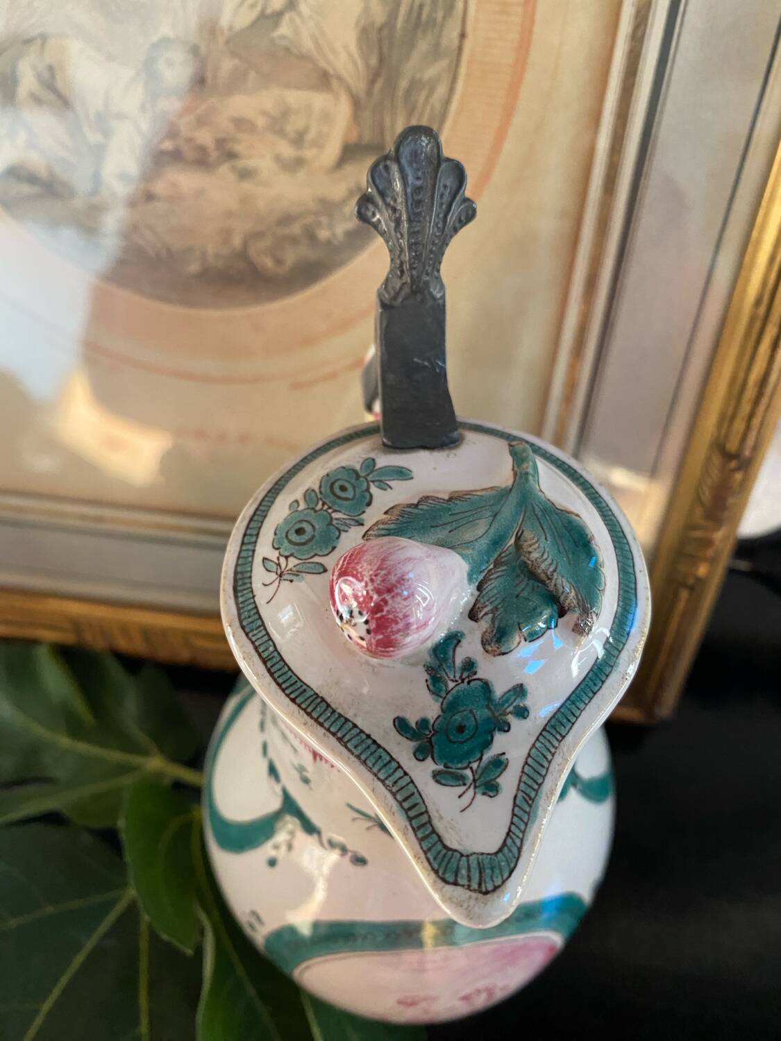 19th century earthenware cream pitcher