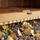 Old Art Deco radio cabinet in Burmese teak
