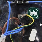 Gaetano Sciolari Large Wall Sconces / Sconces, Chrome, Brass, Glass, 1970s