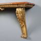 Old carved and gilded wooden console, Italy, 19th century.