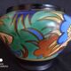 Large Gouda Vase, Art Deco geometric patterns, 1920s