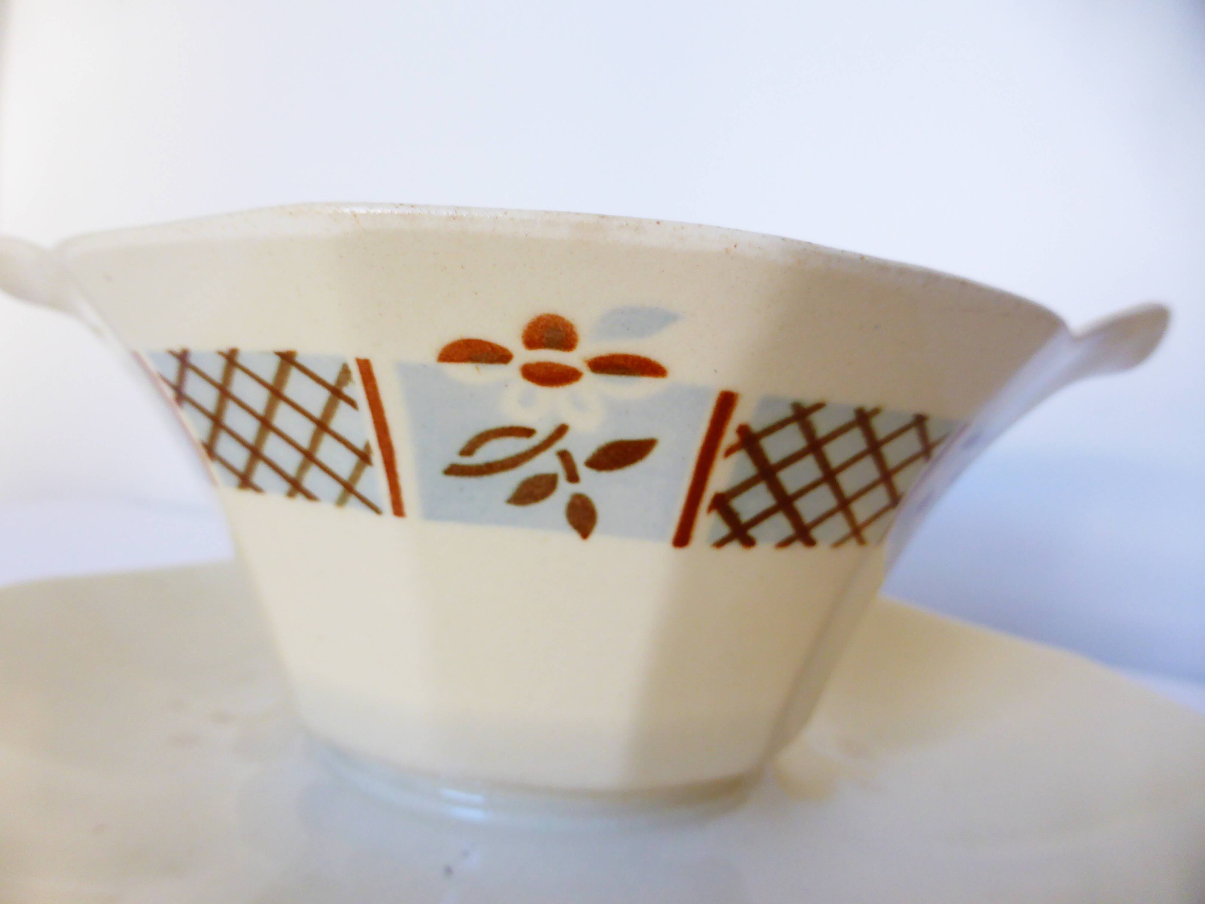 1 vintage gravy boat from Digoin Sarreguemines 2106148
