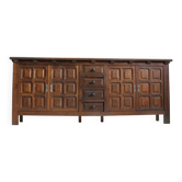 Buffet brutaliste vintage des années 1970