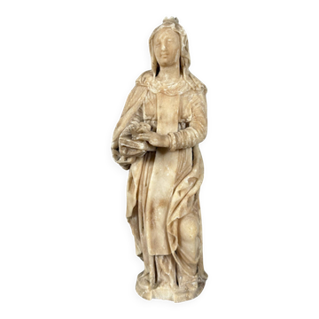 Flandre - Sainte Anne 16th century - Alabaster sculpture