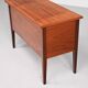 Table d'appoint en teck avec espace de rangement