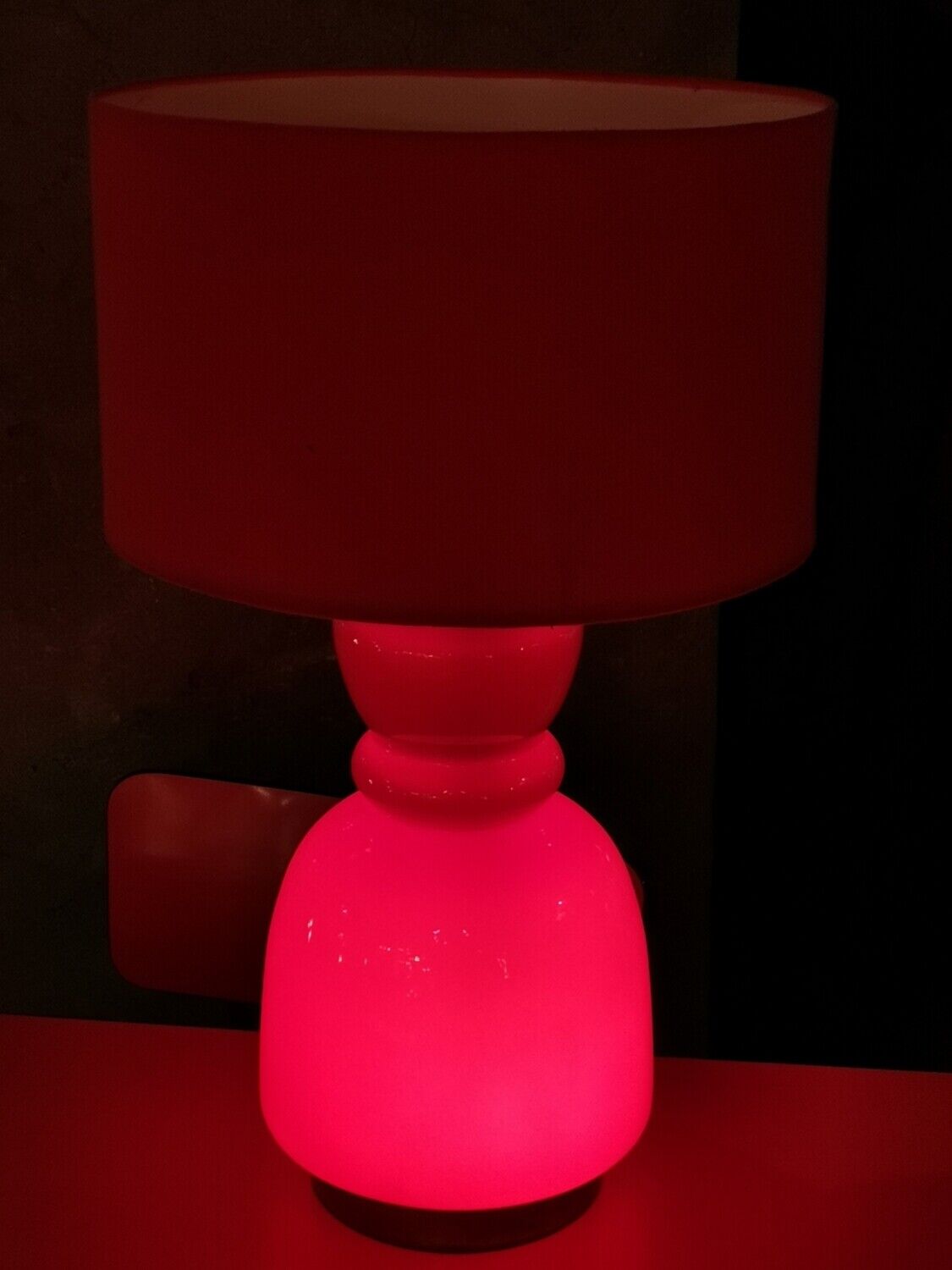 Vintage red double-ignition lamp