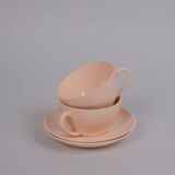 Digoin porcelain cups and saucers